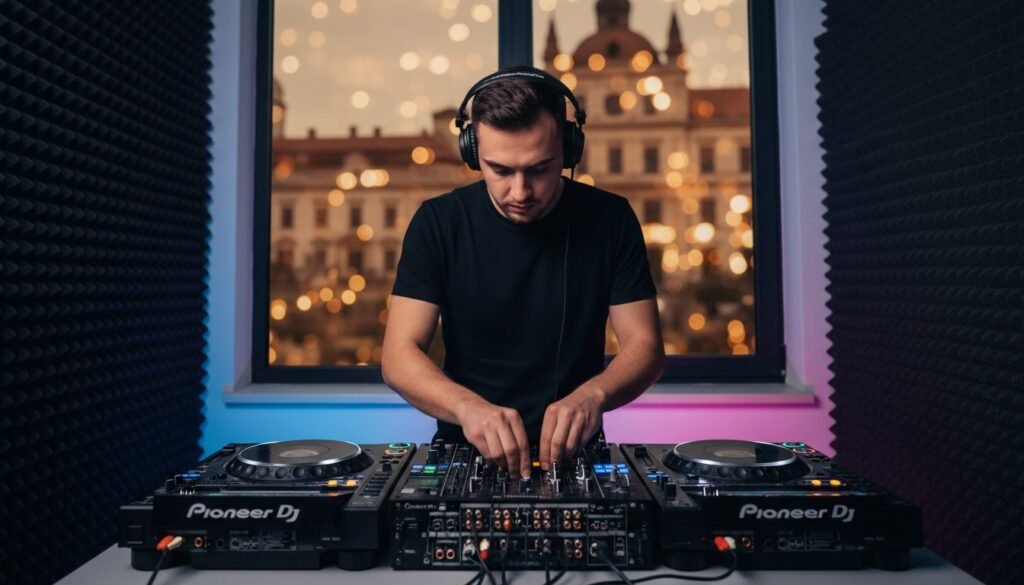 Master the Booth: Professional DJ Studio with CDJ 3000 in Timișoara
